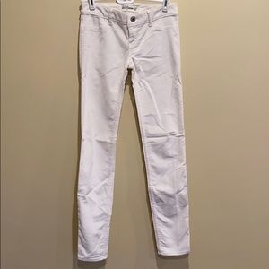 white corduroy Abercrombie kids jeans size 14 slim